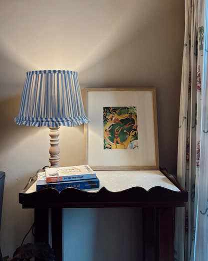 Stripe & Frill Cotton Lampshade