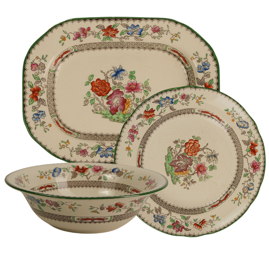 Spode Chinese Rose Pattern Dinner Service