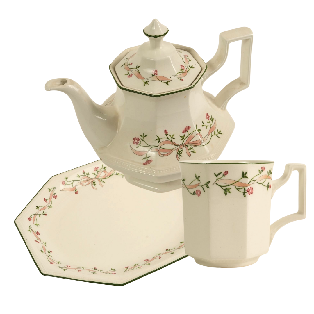 Vintage 18-Piece Johnson Brothers Complete Tea Set