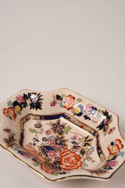 Octagonal Mason's Ironstone Mandarin Dish