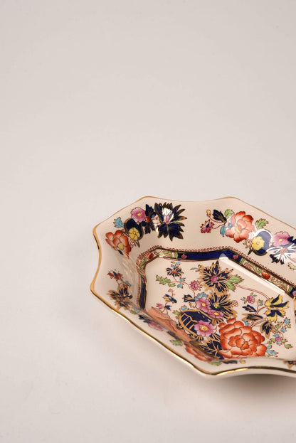 Octagonal Mason's Ironstone Mandarin Dish