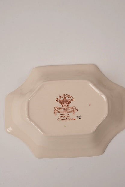 Octagonal Mason's Ironstone Mandarin Dish