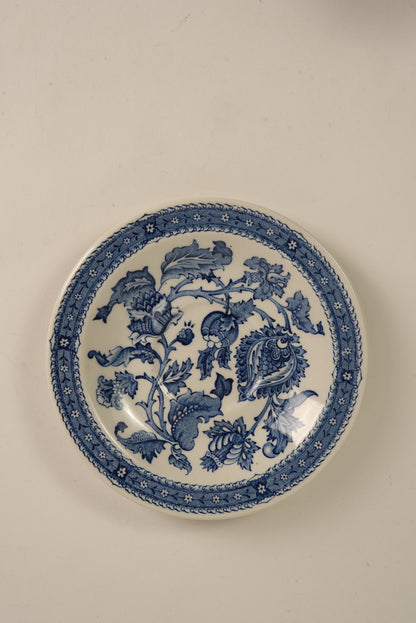 Vintage Ridgway "Jacobean" 14-Piece Ironstone Tea Set, England, c. 1960s