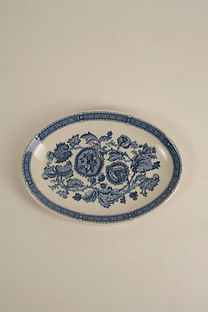 Vintage Ridgway "Jacobean" 14-Piece Ironstone Tea Set, England, c. 1960s