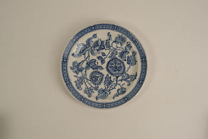 Vintage Ridgway "Jacobean" 14-Piece Ironstone Tea Set, England, c. 1960s