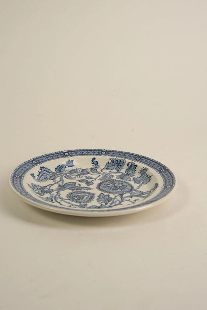 Vintage Ridgway "Jacobean" 14-Piece Ironstone Tea Set, England, c. 1960s