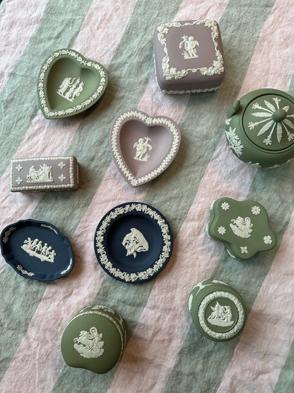 Lilac Vintage Wedgwood Rectangular Trinket Box