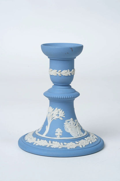 Wedgewood Candle Stands With Intricate Design