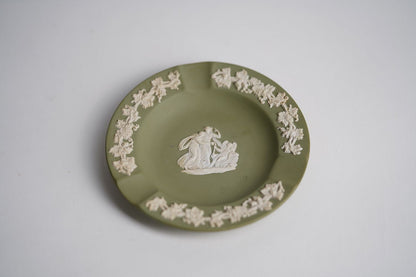 Vintage Green Wedgwood Plate | Small