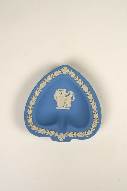 Jasperware Wedgwood Spade-Shaped Trinket Dish
