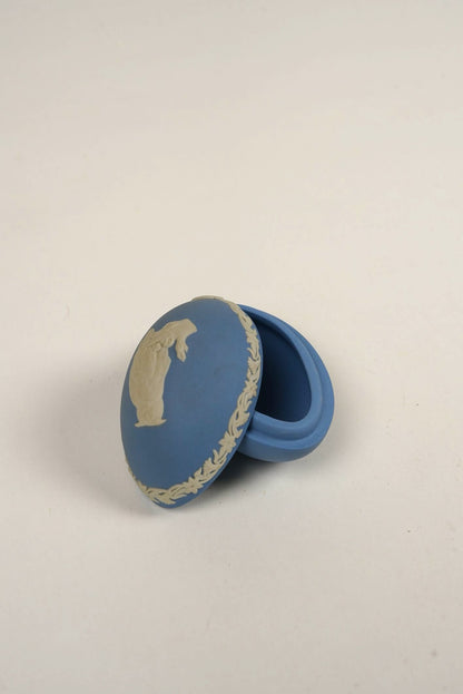 Wedgwood Jasperware Egg with Owl Motif