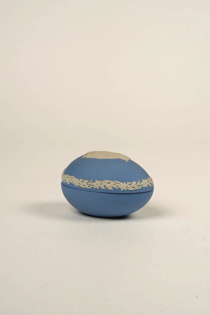 Wedgwood Jasperware Egg with Owl Motif