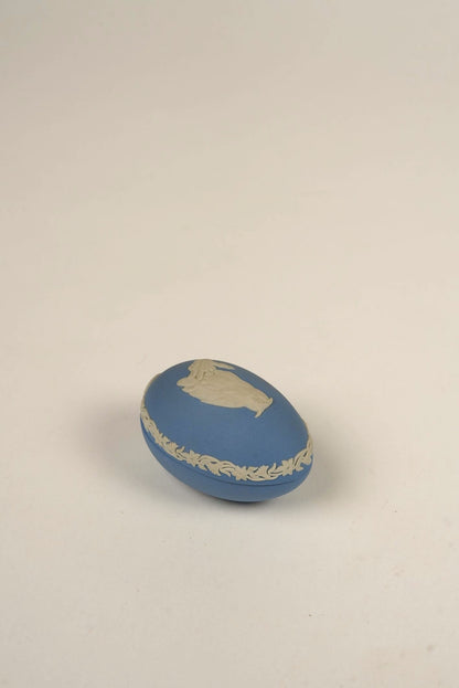 Wedgwood Jasperware Egg with Owl Motif