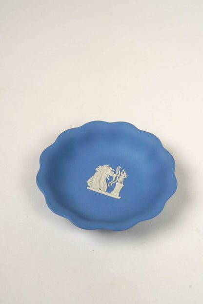Scalloped Jasperware Wedgwood Trinket Dish