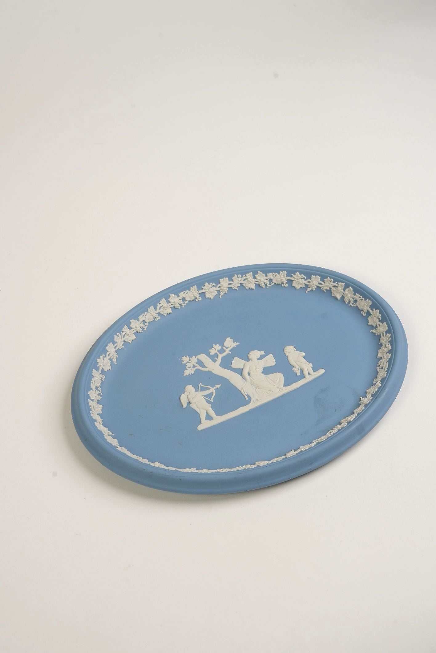 Wedgwood Blue Jasperware Vintage Plate