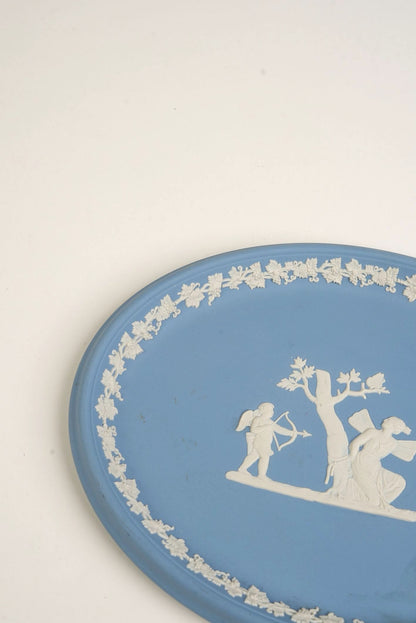 Wedgwood Blue Jasperware Vintage Plate