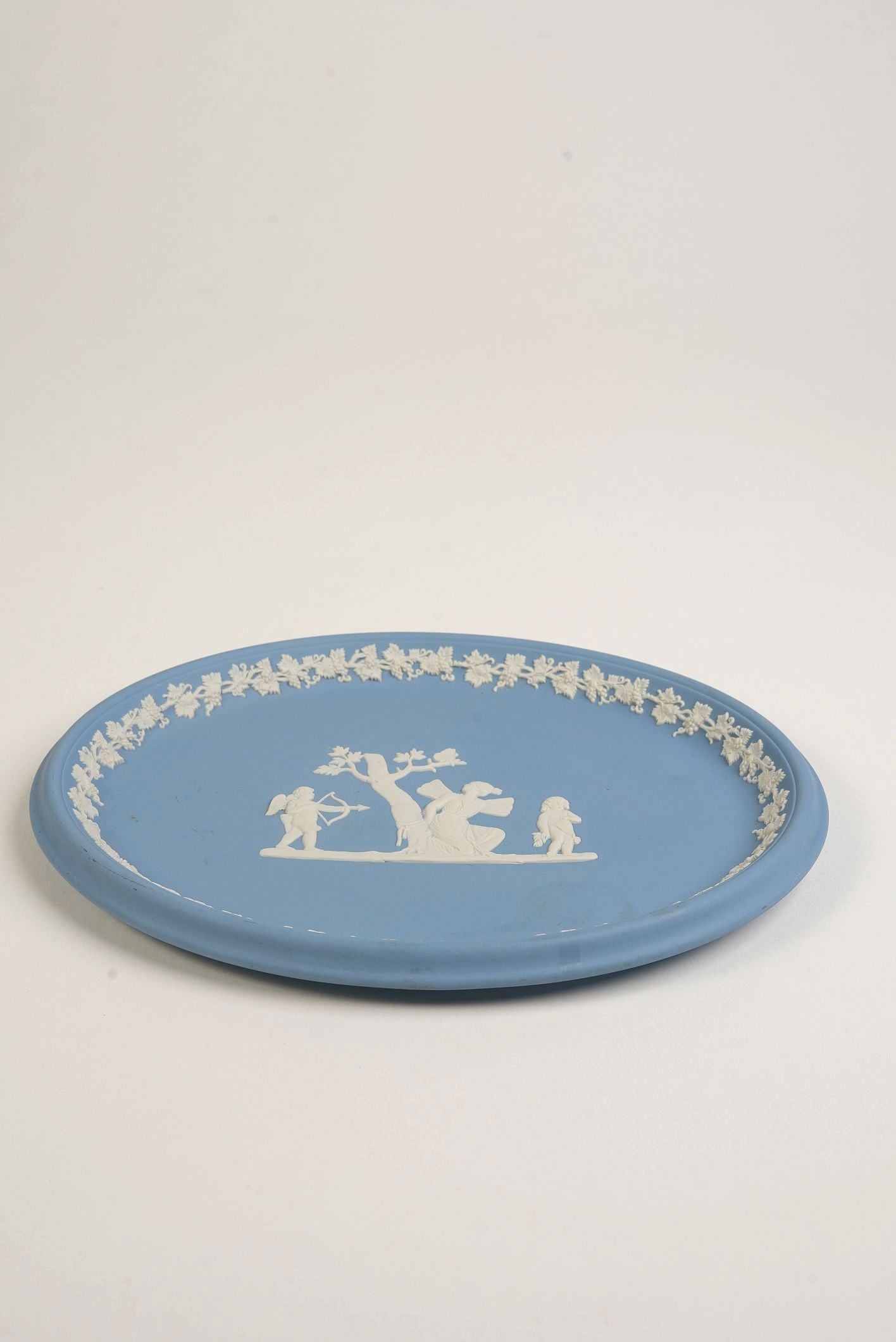 Wedgwood Blue Jasperware Vintage Plate