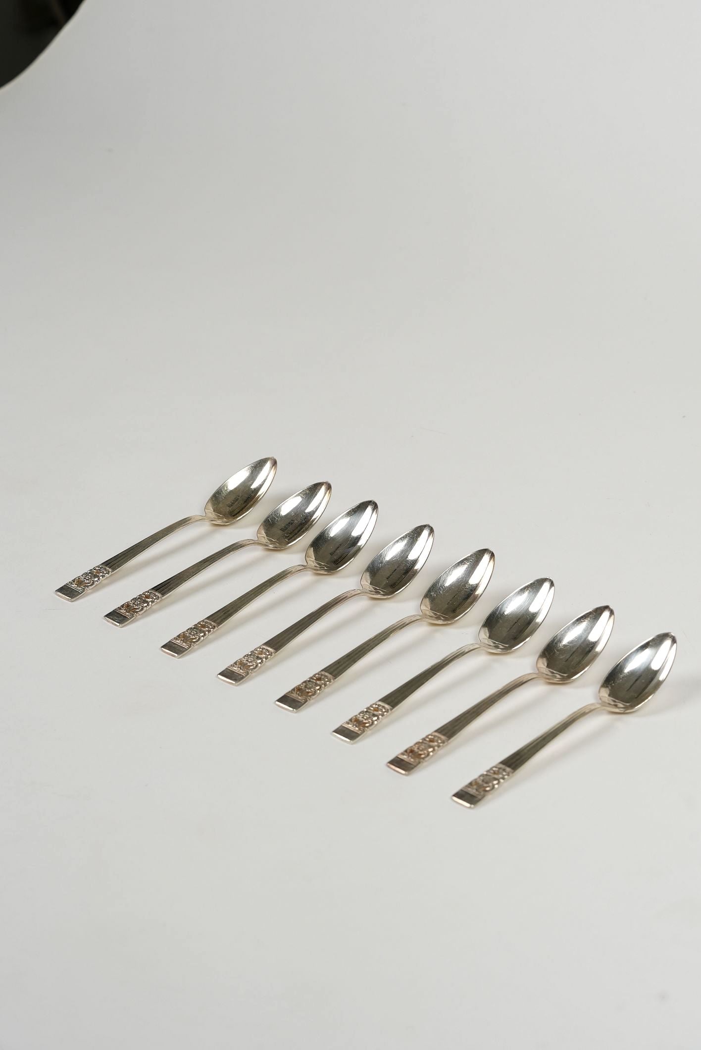Antique Sliver-Plated Teaspoons | Set of 8