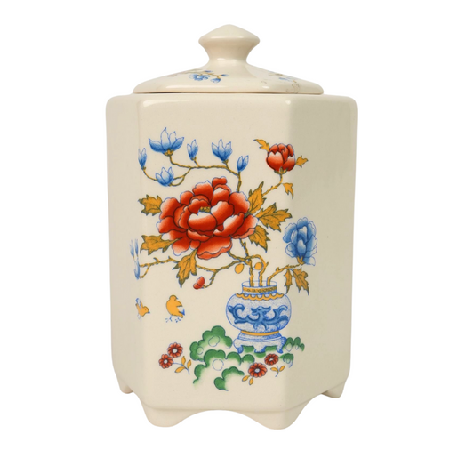 Mason's Chinese Peony Biscuit Jar