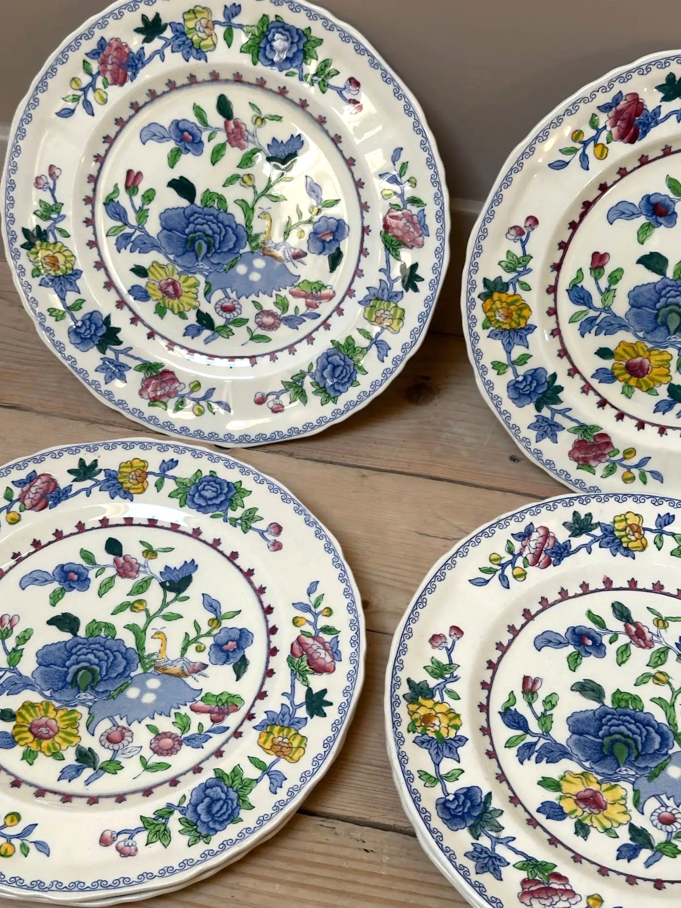 Set of 6 | Mason's Ironstone Regency Dinner Plates