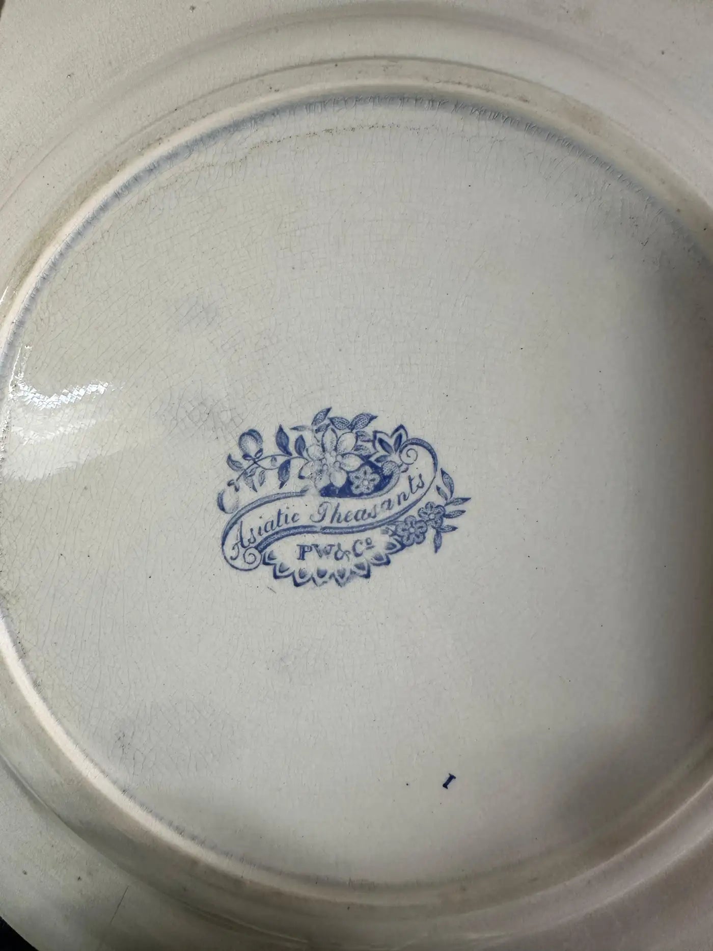 18-Piece Podmore, Walker & Co. Asiatic Pheasants Dinner Service
