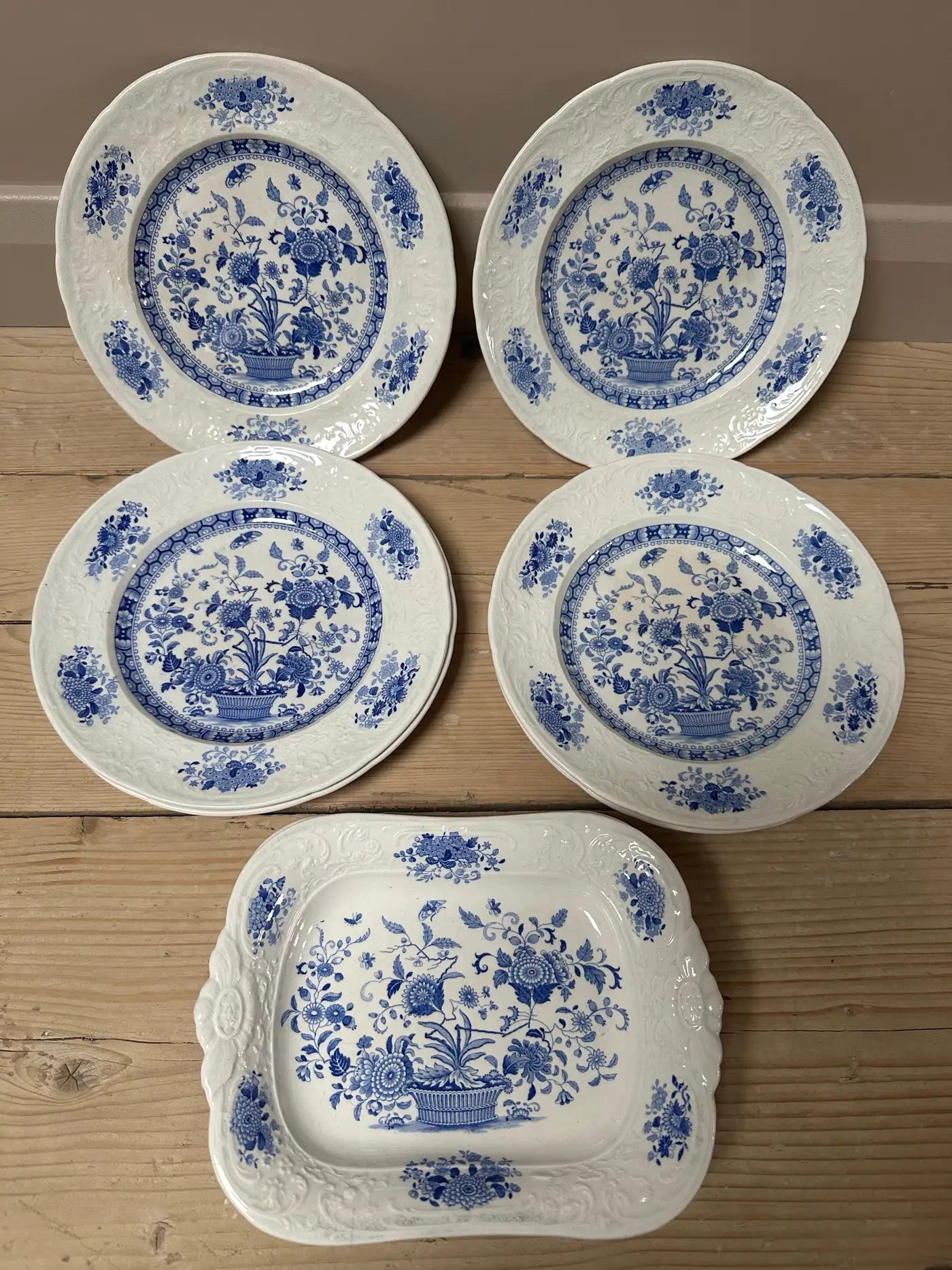 Antique Dinnerware Set by J. Ridgway