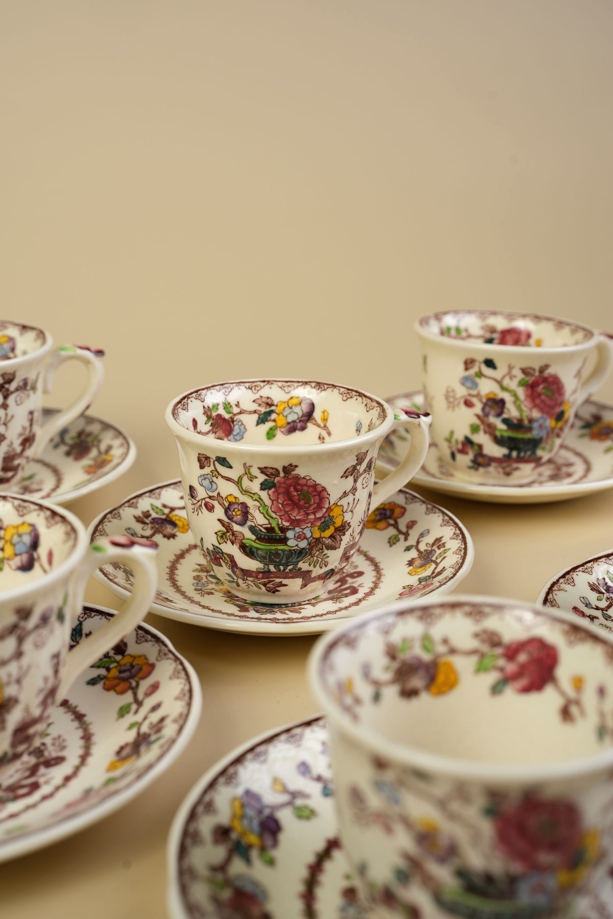 Mason’s Nabob Espresso Coffee Cups & Saucers