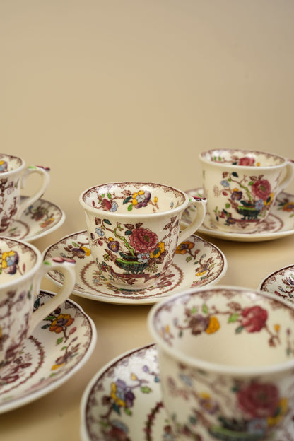 Mason’s Nabob Espresso Coffee Cups & Saucers