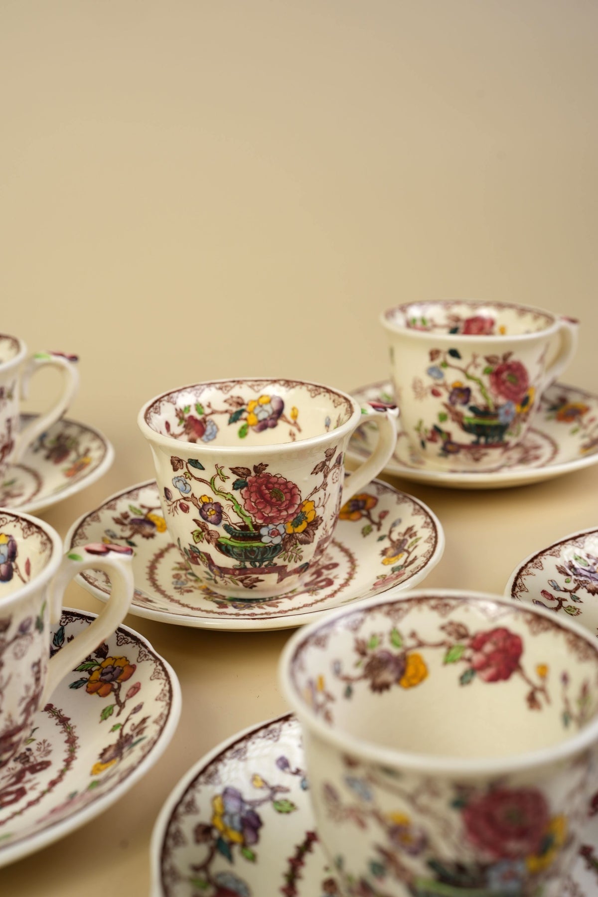 Mason’s Nabob Espresso Coffee Cups & Saucers