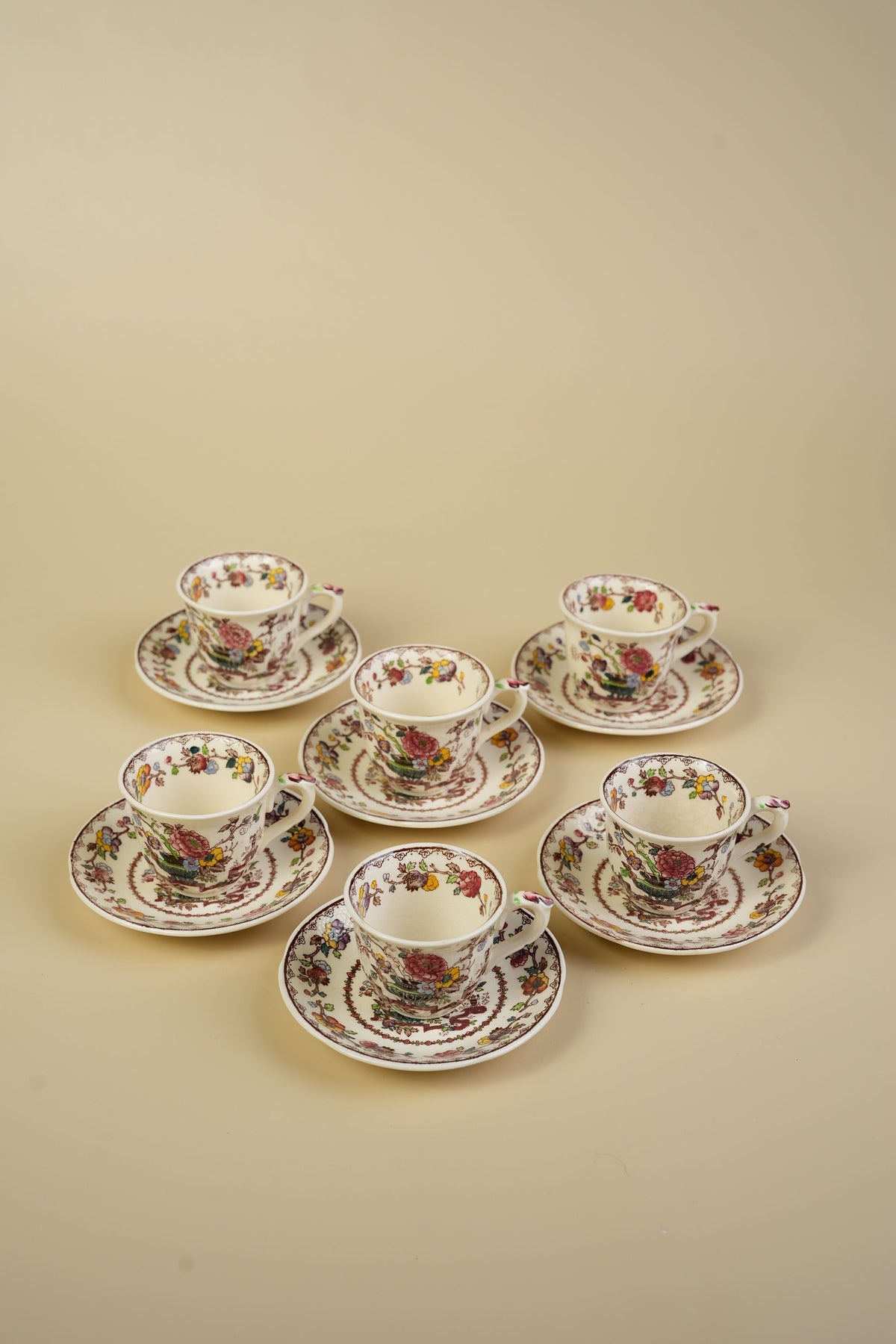 Mason’s Nabob Espresso Coffee Cups & Saucers
