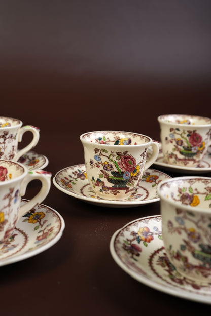 Mason’s Nabob Espresso Coffee Cups & Saucers