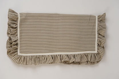 Beige & White Stripe Napkins | Set of 2