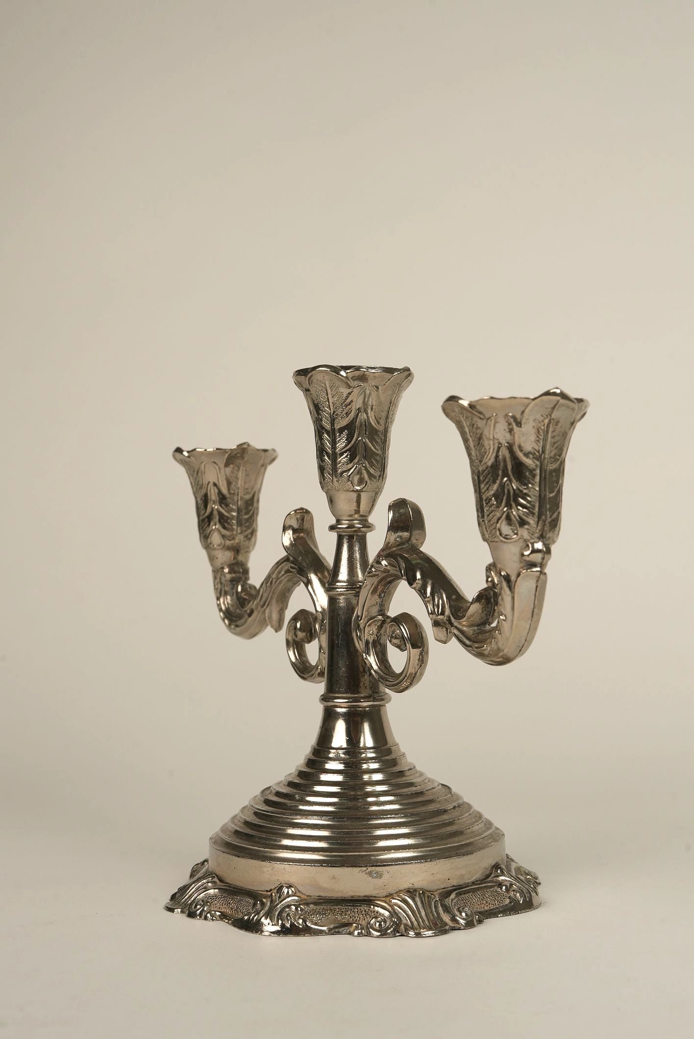 Antique Silver Candelabras | Set of 2
