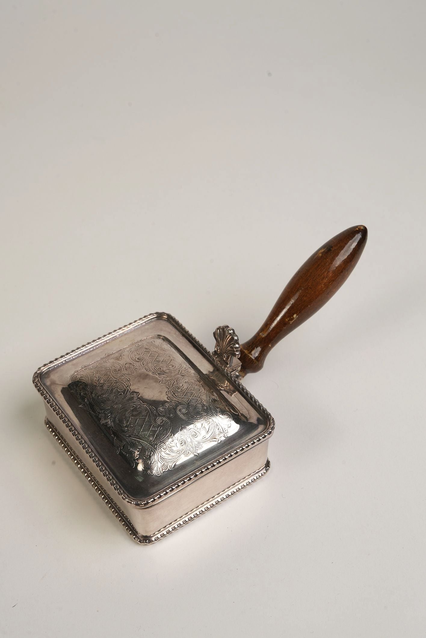 Silver-Plated Vintage Silent Butler