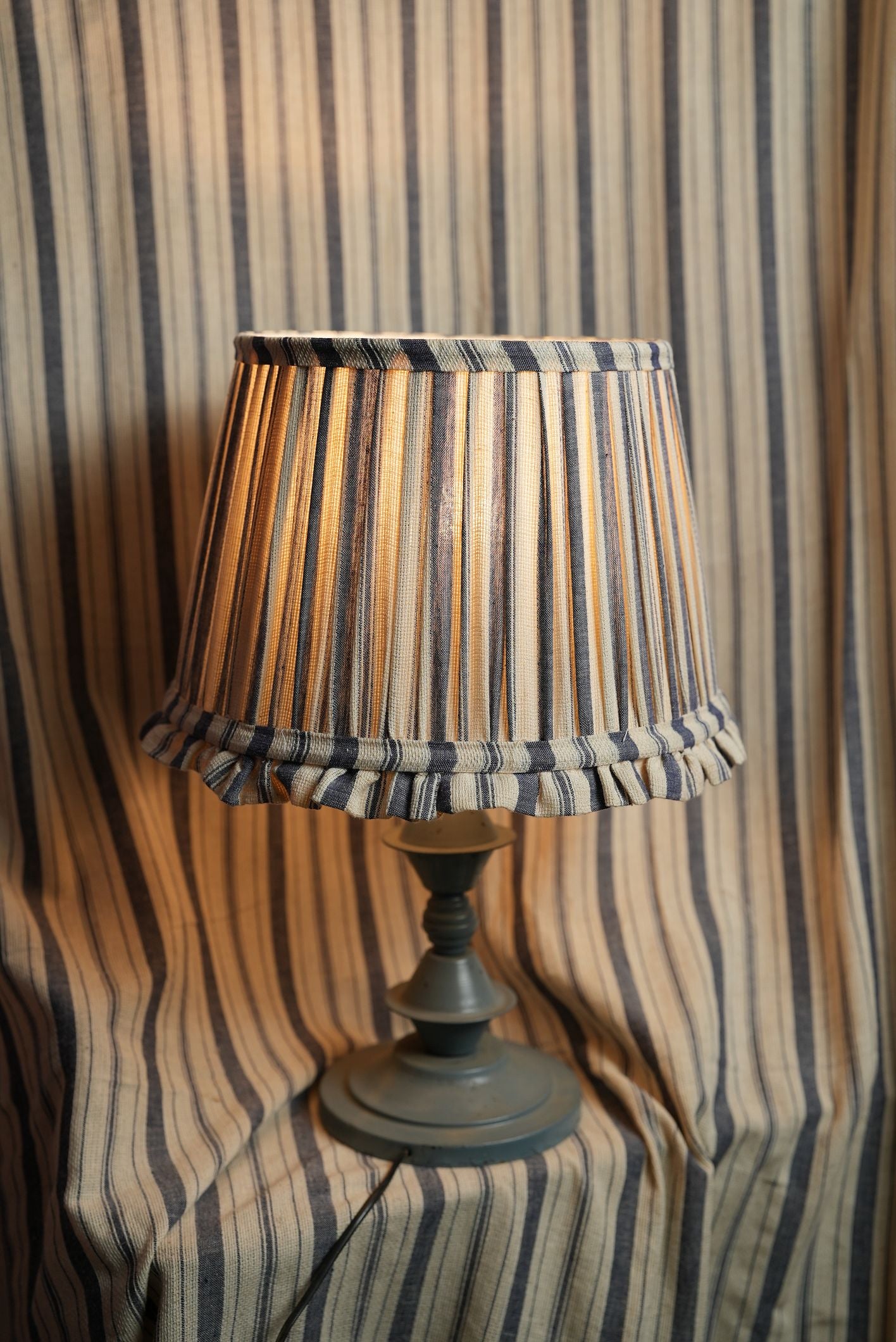 Stripe & Frill Lampshade
