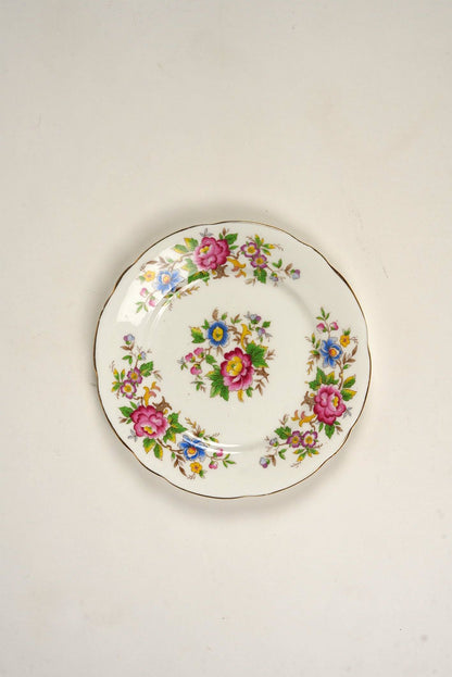 Vintage Floral Side Plate